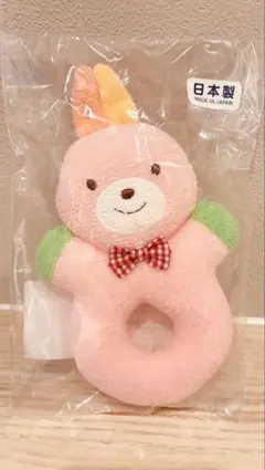 新品　MIKI HOUSE ピンクラトル うさぎ　 おもちゃのサムネイル