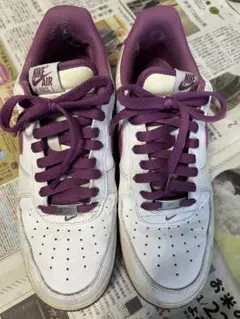 Nike Air ホワイト/パープル スニーカー