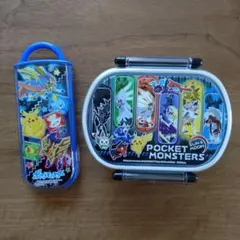 ポケモン　弁当箱、カトラリーセット