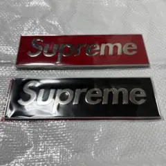 25fw Supreme Box Logo Car Emblem 2個セット