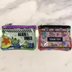 Disney Pixarトイストーリー 4 クリアポーチ2点