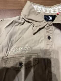 Gotcha International ベージュシャツ　Lサイズ
