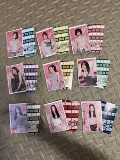 TWICE オフラインくじ 参加賞 クリアカードセット