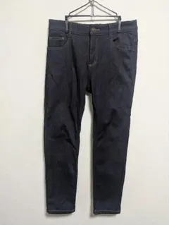 BASIC&EXCELLNT　HAPPY UNION　濃紺デニムパンツ　裏起毛