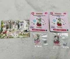 シルバニアファミリー　赤ちゃんアクリルキーチェーン　2個セット　ポストカード付き