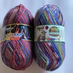 K 43海外ソックヤーンOPAL オパール　2玉まとめて