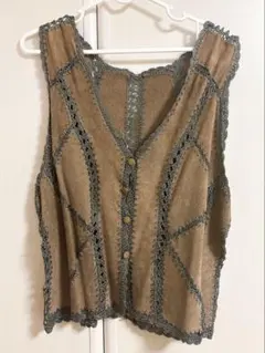 【限定値下】クロシェトリムベスト