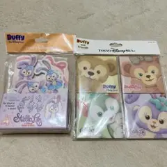 【新品】ディズニーシー ダッフィー メモセット ステラルー ケース入りメモ