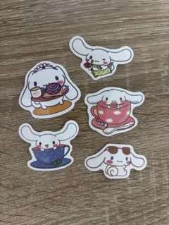 サンリオ　シナモロール ティータイム ステッカー 5枚セット