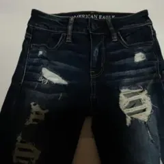 American Eagle スーパーストレッチ　ダメージジーンズのサムネイル