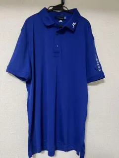 J.LINDEBERG スリムフィット ポロシャツ 青　xxl