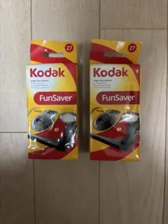 【新品】Kodak FunSaver 使い捨てカメラ 27枚撮り 2個セットのサムネイル