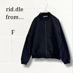 rid.dle from... リドルフロム MA-1 ブルゾン ブラック Fのサムネイル