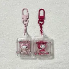 新品未使用 フルーツデザイン シークレットキーホルダー マイメロ