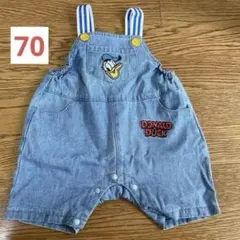 【新品未使用タグ付き】バースデイ　ドナルド　サロペット　70サイズ