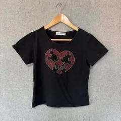 vintage ドルチェアンドガッバーナ　tシャツ ラメ　y2k ちびteeのサムネイル