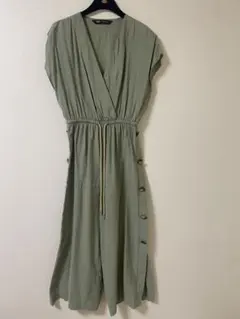 ZARA ザラ オールインワン カーキ XS