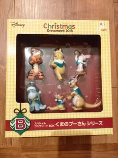 Disney クリスマスオーナメント 2018 6体セット　くまのプーさん