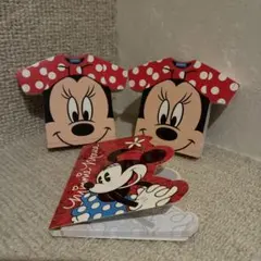 ディズニーリゾート　ミニーマウス ダイカット　メモ帳　３セット