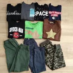130 男の子 冬服 まとめ売り　10点