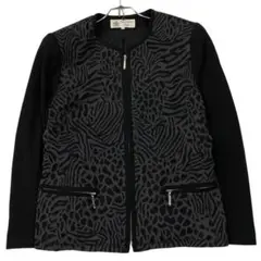 美品 HARDY AMIES ジップジャケットレディース 43