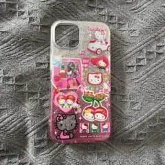 ハローキティ iPhone13ケース クリア・ピンク