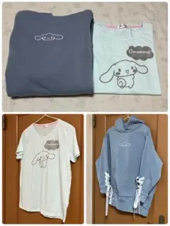 【送料込み】サンリオ　シナモロール　Tシャツ　パーカー　L 2点　値下げ！