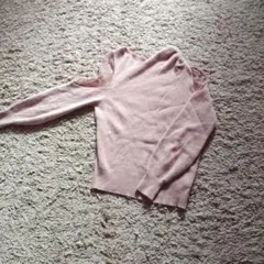 SNIDEL ピンク オフショルダー ニット