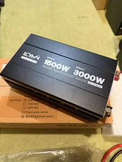 中古リョクエン1500W/3000W 修正波インバーター12v用 - メルカリ