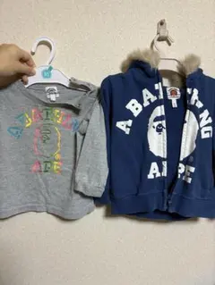 bapekids A BATHING APE フード付きアウター 80.90