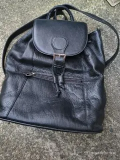 COACH レザー ヘリテージ バックパック ブラック ターンロック