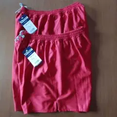 【新品】VICTORY レッドスポーツパンツ　サイズL　2枚セット