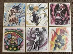 ドラゴンボール 色紙ART 色紙6枚セット　フィルム付