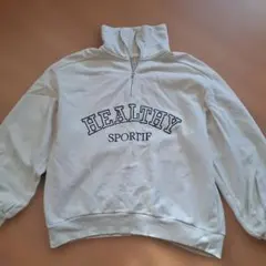 HEALTHY SPORTIF ハーフジップ スウェット