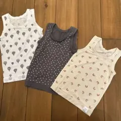 petit main 気球、星、虹プリント タンクトップ セット100cm
