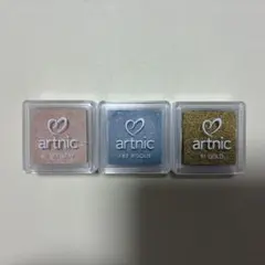 artnic スタンプ 3色セット　結婚式　指紋アート　結婚証明書