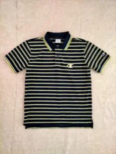 Champion チャンピオン ボーダーポロシャツ M