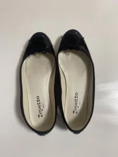 Repetto レペット エナメル　バレーシューズ　黒　 サイズ37
