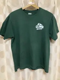 CLIMB heads Tシャツ M ダークグリーン