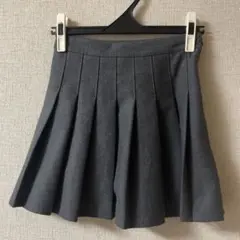 GRL　インパン裏地付き プリーツミニスカート ac2220 グレー　S