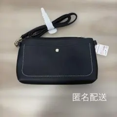 mumu しまむら ミニショルダー　バッグ　ハッピーバッグ　きれいめ　ブラックのサムネイル