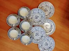 【美品】ミントン シャリマー カップ＆ソーサー➕プレート 10点セット 英国製