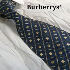 ★美品★ Burberrys' バーバリーズ ネクタイ 小紋総柄 ホース刺繍