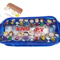 【新品最安値】スヌーピー　クリアポーチ　フラットケース