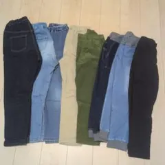 キッズ ロングパンツ 長ズボン まとめ売り 8点セット
