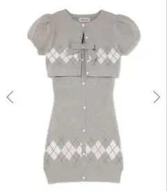 Rilly emulie Shirt Docking Knit Onepiece - メルカリ