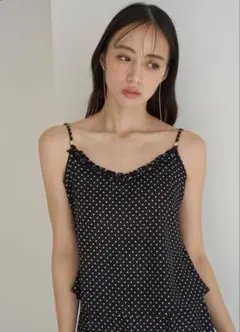 SNIDEL フリルトリムキャミソール