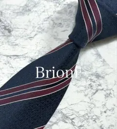 Brioni ネクタイ ソリッド ブラウン 光沢 - メルカリ