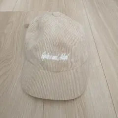 GU　キッズ用キャップ　コーデュロイ