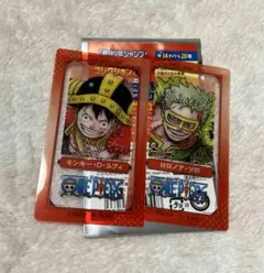 ジャンフェ　ジャンプクリアSLIMカードコレクション　ワンピース ルフィ ゾロ